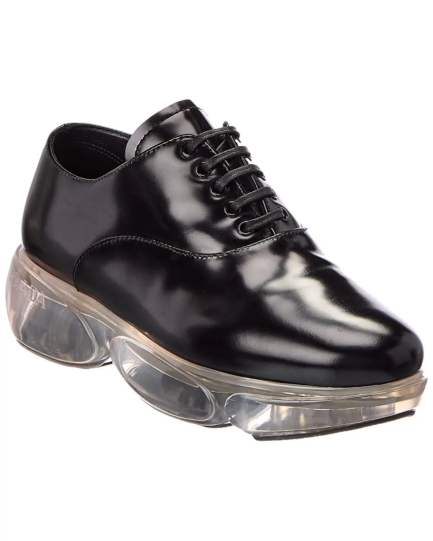 Prada Rubber & Leather Sneaker