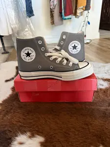 Converse Chuck 70 Hi Top Sneakers Grey | Men's 7.5 | Canvas | Classic All Star
