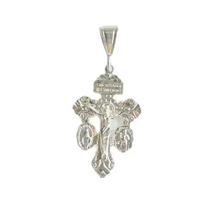 Hermoso y Único Diseño de la Cruz del Perdón Plata Mexican 925 Elegante y Duradero