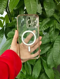 PopSockets iPhone 16 Case with Round Phone Grip, Full Lens Cover, TPU Soft Shell, Scratch Resistant - Clear 15 Pro