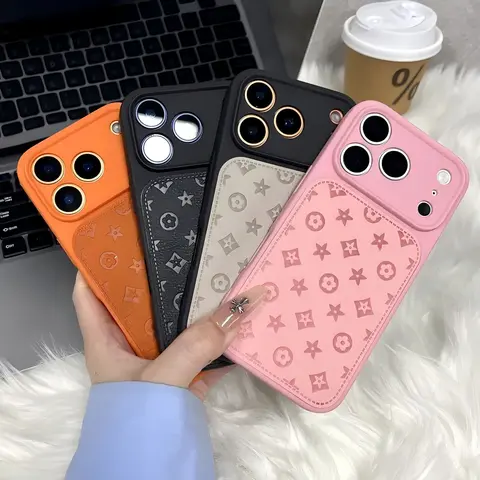 Luxury Leather Smartphone Case - Protective, High-End Fashionable Casing for iPhone 17,16,15,14,13 Pro Max,Plus Devices (Unisex Design)