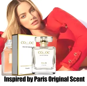 CoCoLove Women's Intense Eau de Toilette Spray, luxurious amber scent, citrus fragrance, slow floral notes of jasmine and rose, floral notes, pure women's perfume, perfect for work, party and travel, gift for mom and daughter!