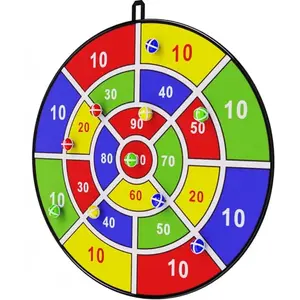 2026 Bring Home Hours of Safe, Active Fun with This Extra-Large 26-Inch Kids Dart Board – Features Soft, Sticky Balls That Gently Stick to the Target, Making It the Perfect Indoor or Outdoor Party Game and Birthday Gift for Boys and Girls Ages 3 to 12