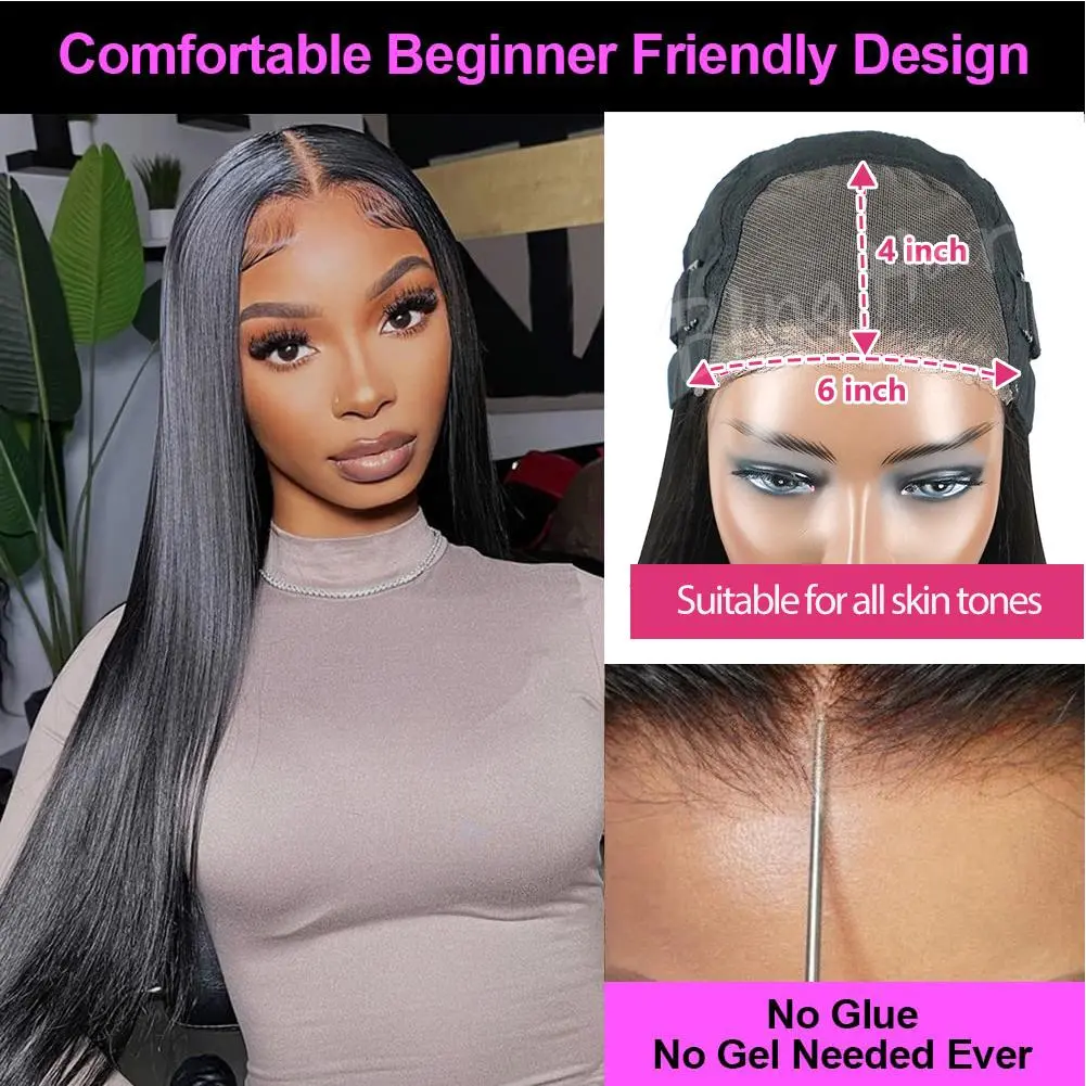 6x4 Glueless Straight