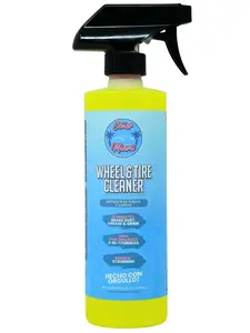 Señor Miami Wheel & Tire Cleaner – limpiador de llantas, heavy-duty alkaline formula, removes brake dust & road grime, 2-in-1 wheels & sidewalls, safe for painted, clear-coated & anodized rims, 16 oz ready-to-use