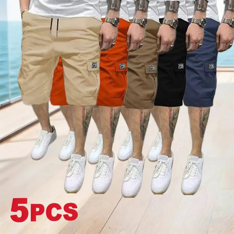 Khaki + Orange + Brown + Black + Blue