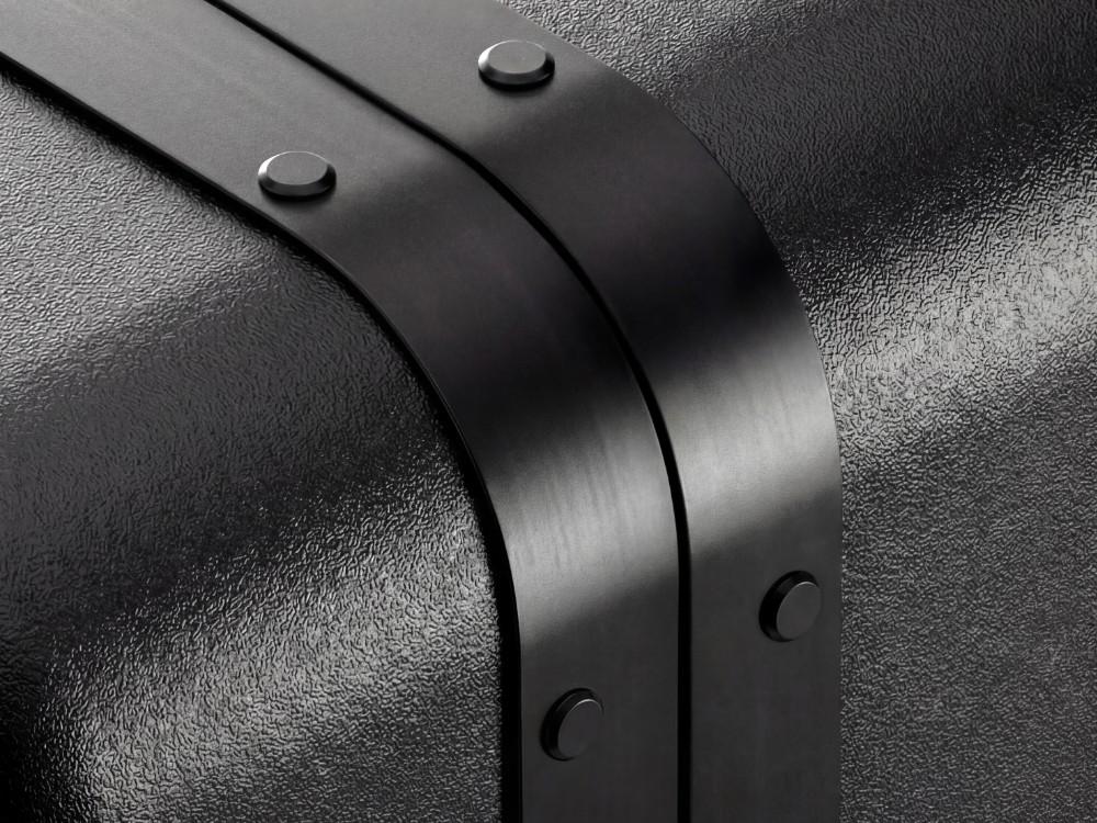 LUGGEX 21 Inch Zipperless Carry On Luggage, Front Opening Compartment Suitcase with Spinner Wheels, TSA Locks, Airline Approved for Business Travel