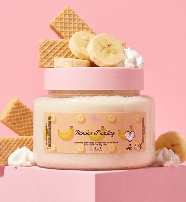 Banana Pudding Foaming Body Scrub