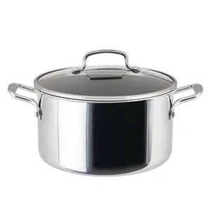 8-Quart ScratchDefense™ C1 Nonstick Stockpot with Lid