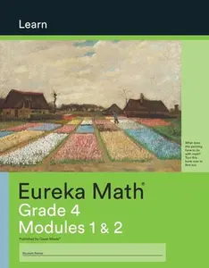 USED Book - Eureka Math, Learn Grade 4 Modules 1 & 2, c. 2018 9781640540651, 1640540652 (Paperback) - english