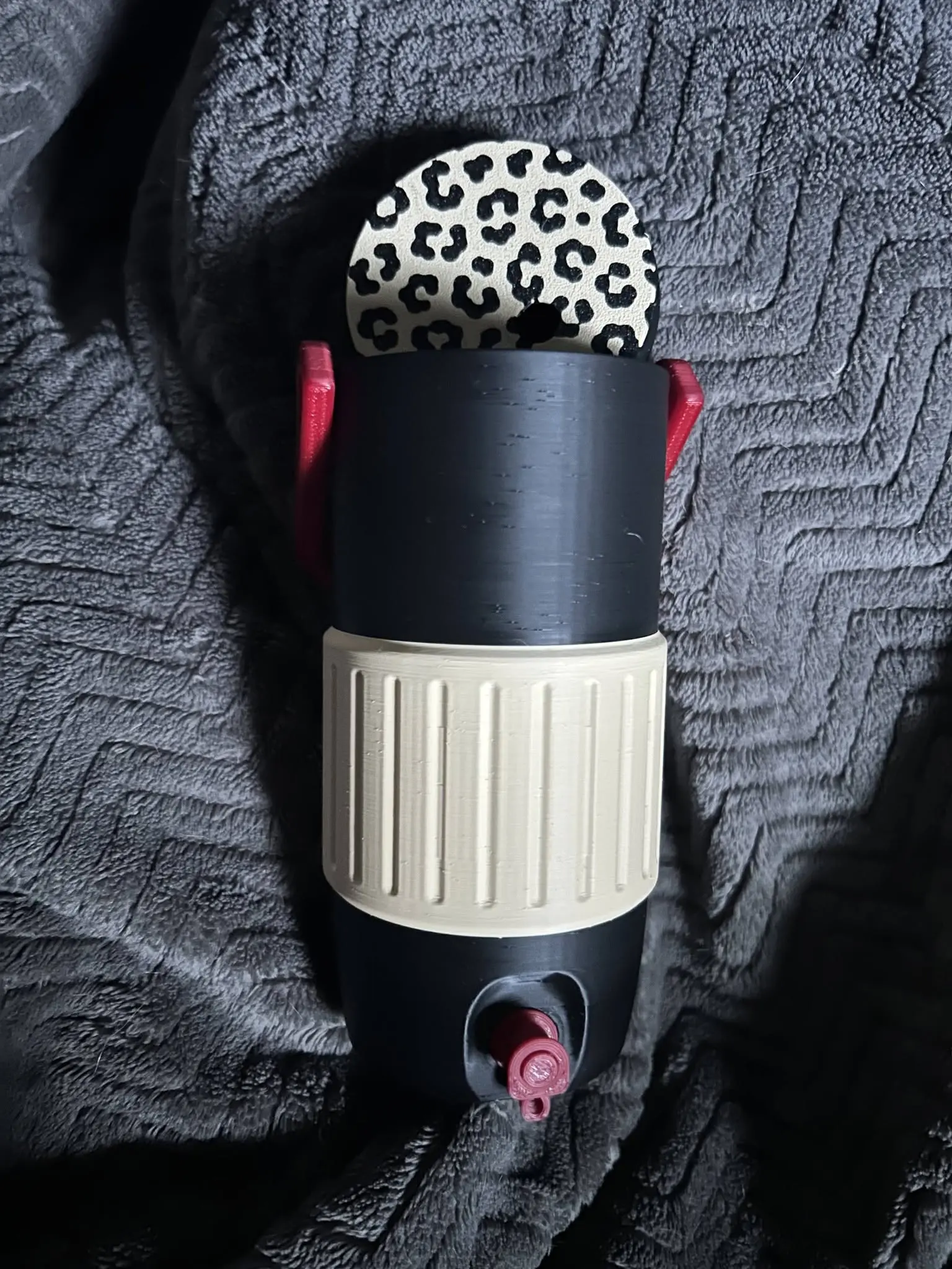 Leopard Print 12oz Can Koozie, 3D Printed Stuff