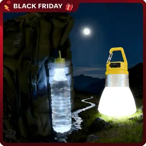 Bright LED Camping Light with 4 Modes & Clip-On Hook Portable for Outdoor Activities China