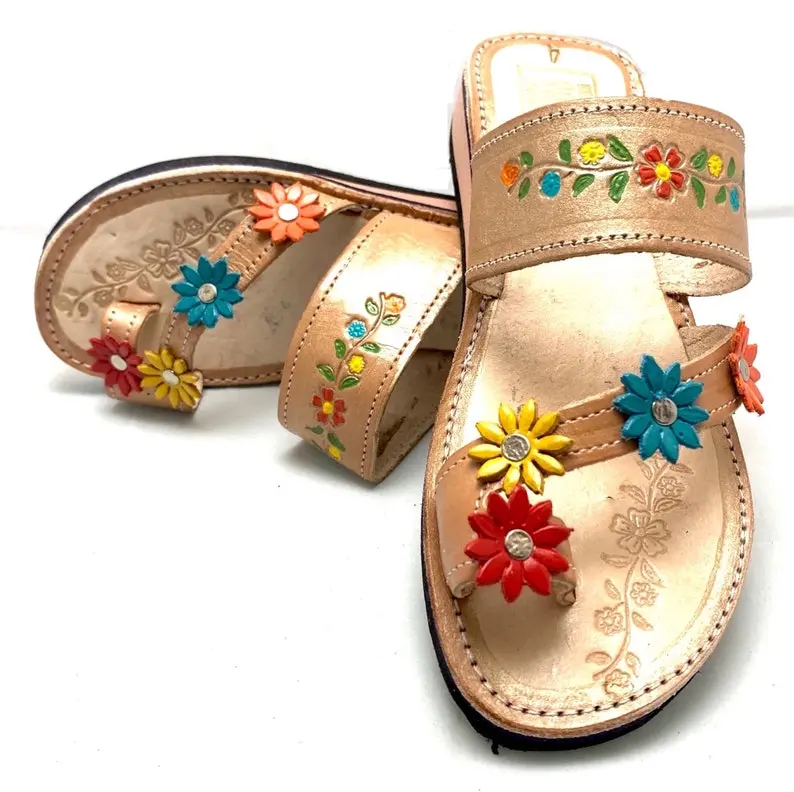 Womens Mexican Sandals, Handmade Leather Huaraches Sandals ,Sandalias Huaraches Mujer Mexicano ,Mexican Leather Shoes, Huarache DEDO COLORES