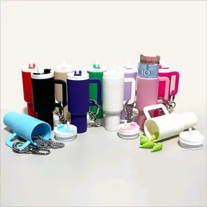 Mini tumbler keychain
