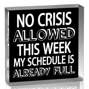 Best Boss Gift for Women, Acrylic Office Decor, Christmas Gifts for Managers, Birthday Presents for Colleagues, Executive Day Gifts for Men, Office Home Decor