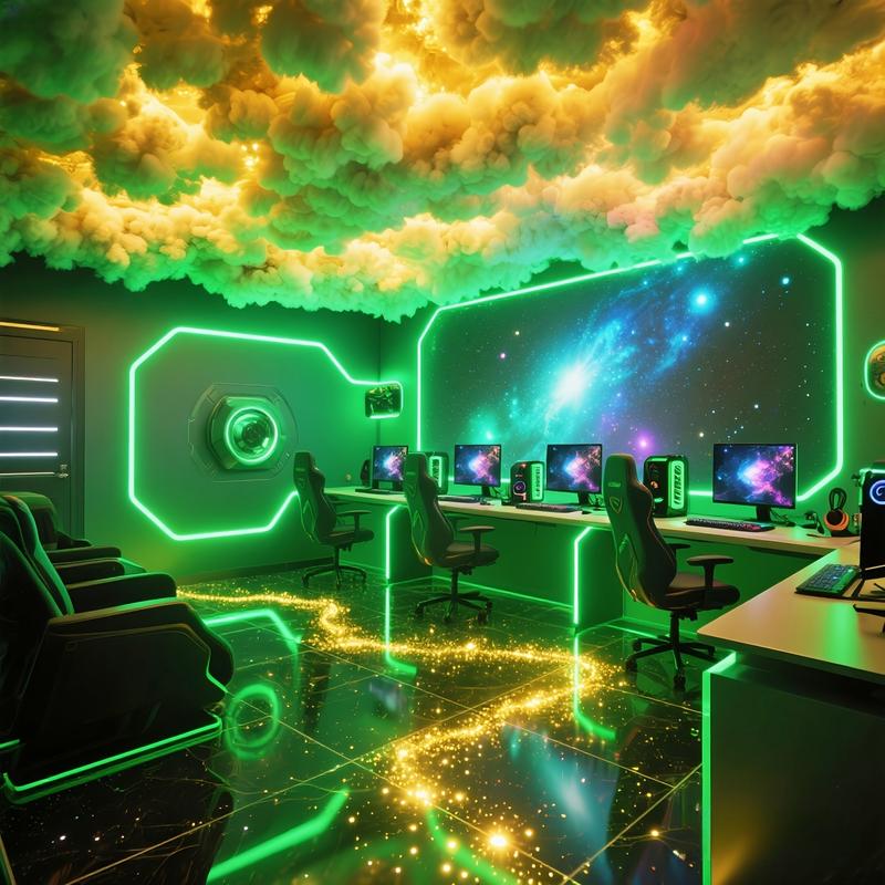 2025 New Upgraded Cloud Light For Gaming Room, Office, Hotel, Party Ceiling Or Wall Decoration, Music Synchronization With Color Changing Function