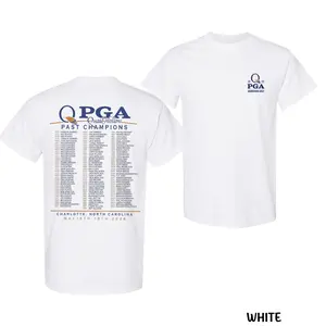 PGA Championship 2026 Tshirt, Quail Hollow Past Champions Design, Classic Fit, Soft Cotton, Perfect for Golf Fans and Major Collectors, Gift For Dad, Gilf For Golf Lover, Menswear Top, 100% Cotton Shirt