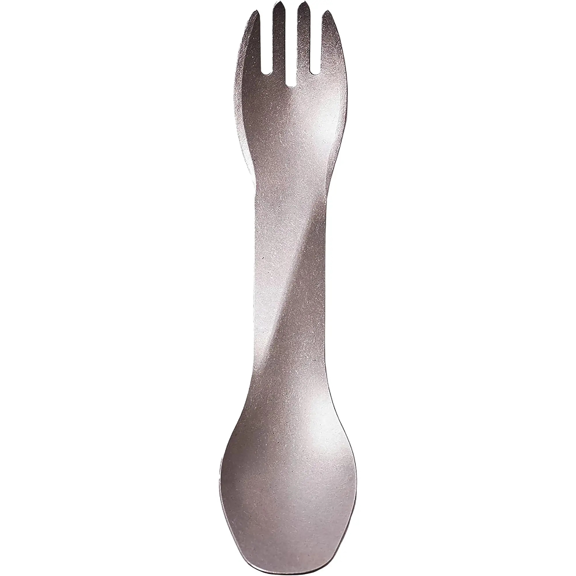 Humangear GoBites Uno Titanium Fork and Spoon Combination Travel Utensil