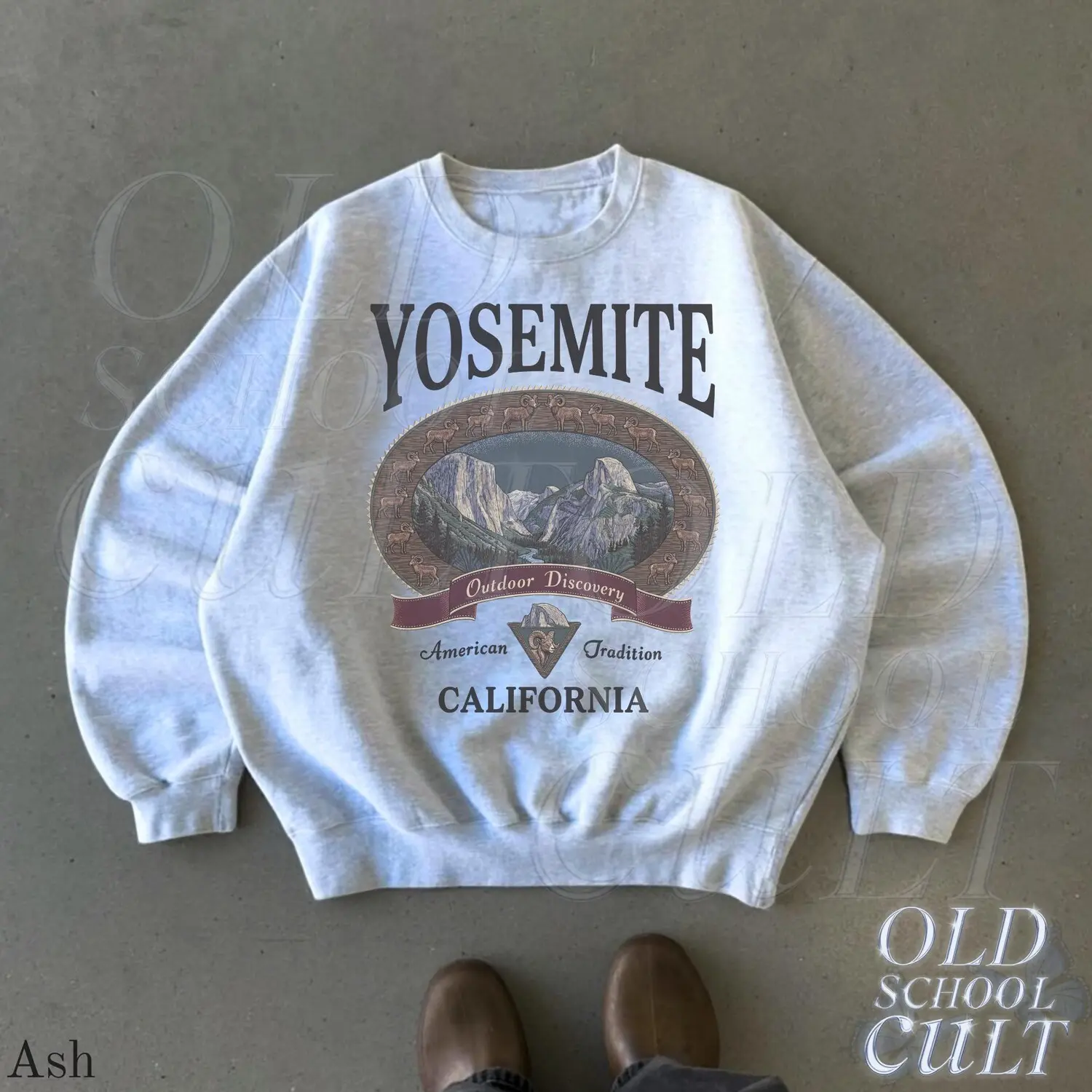 Retro Yosemite National Park Sweatshirt, Vintage 90s California Wildlife Graphic , Vintage 90s Appalachian Wildlife Crewneck, Womenswear
