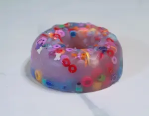 Donut Picky Pad - America Brand Sensory Fidget Toy with Colorful Beads & Clay Sprinkles for Stress Relief & Anxiety Support