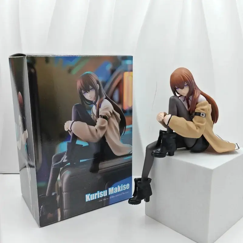 Anime Figure Kurisu Makise Steins Gate Pvc Noodle Stopper Collectible Model Desktop Car Decor Home Display For Anime Collectors