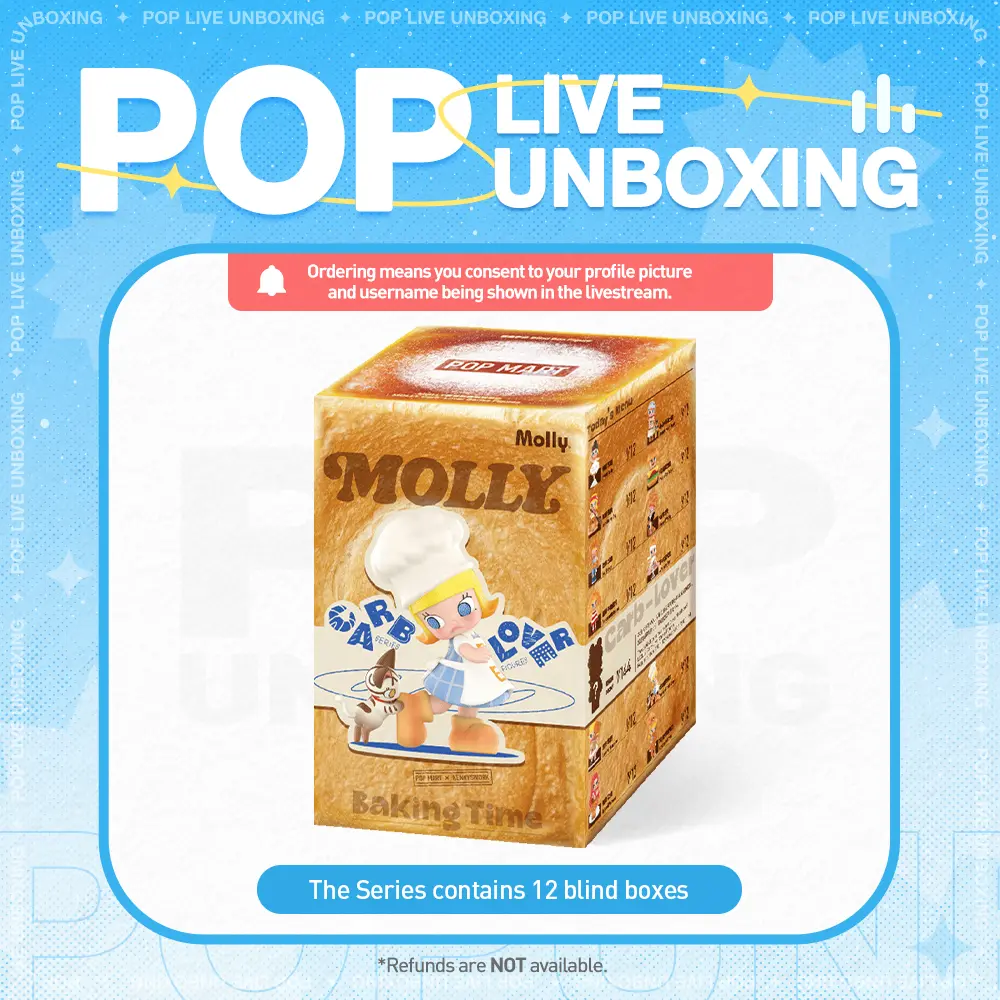 [POP NOW]MOLLY Carb-Lover Series Figures POP MART