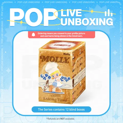 [POP NOW]MOLLY Carb-Lover Series Figures POP MART