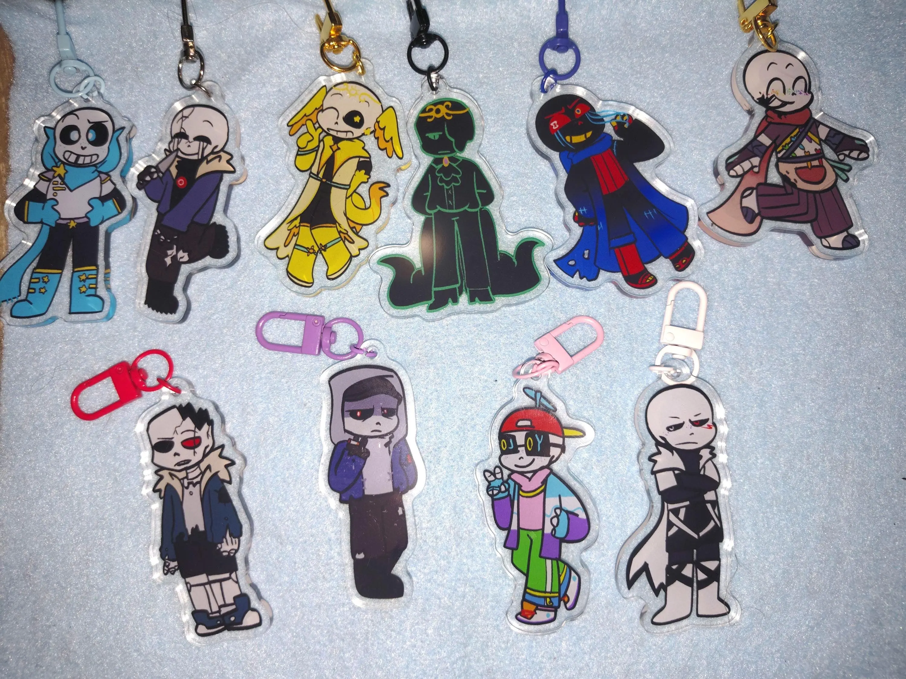 Undertale Sans AU Keychains