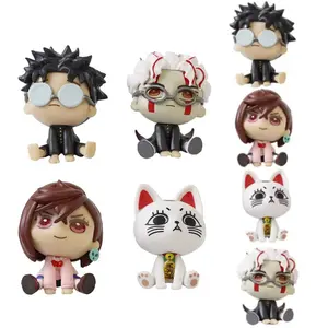 4pcs/set Anime Dandadan  Ayase Momo Takakura Ken Highway Granny Action Model Pvc Toy Collection Desktop Accessories Gift