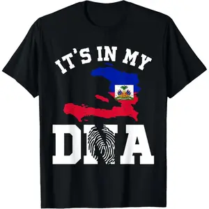 Haiti My DNA Haitian Pride T-Shirt Flag Shirt
