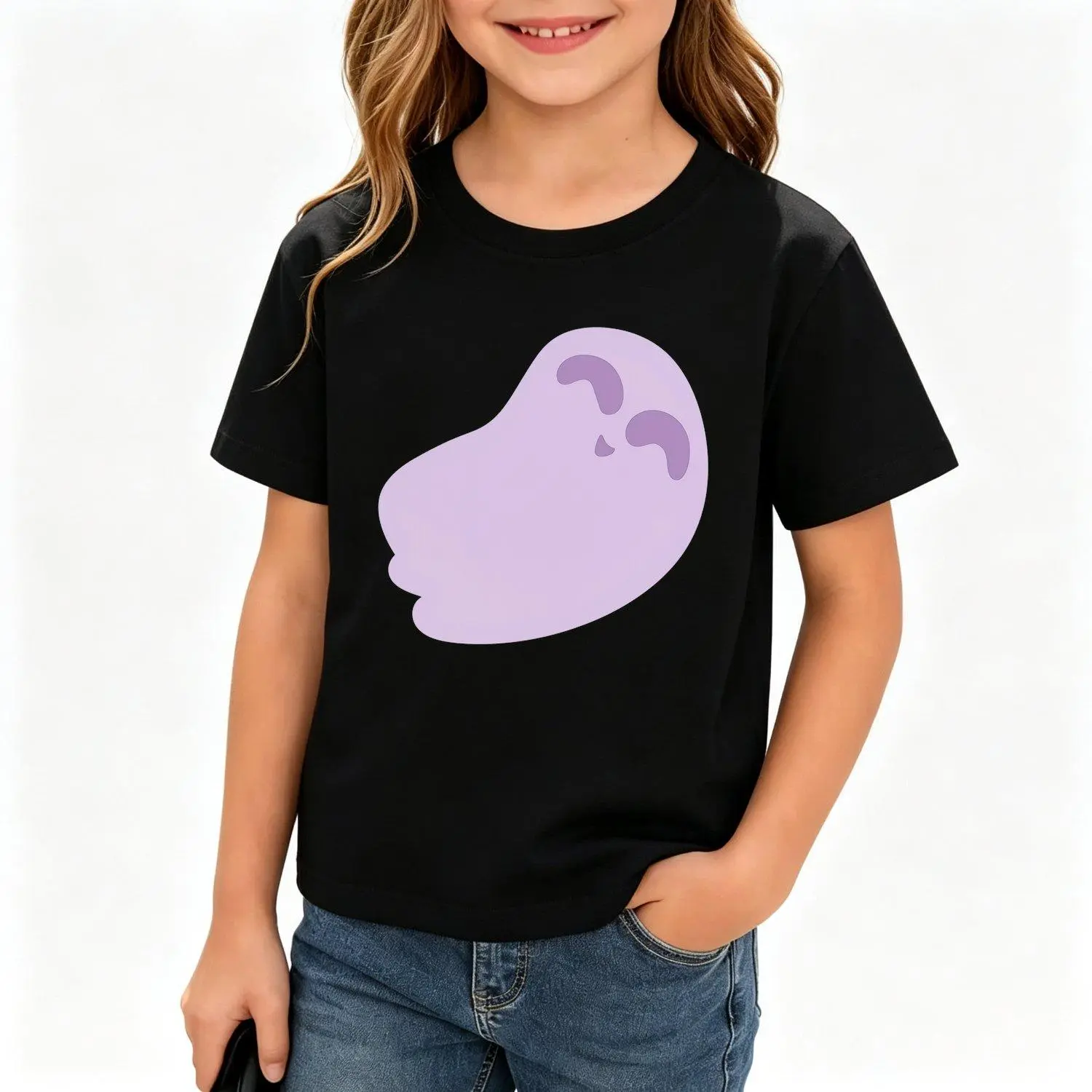 Halloween Girls Teen Big Comfort Short Sleeve Tee Casual Halloween Pattern T-shirt Perfect Gift for Kids and Youth