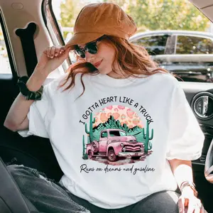 Heart Like A Truck Shirt, Retro Country Music Sweatshirt, Runs On Dreams T Shirt, Country Music Hoodie, Western Graphic Tee, Unisex Sweater Pullover Tee design