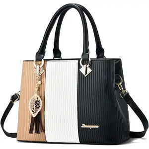 Purses and Handbags for Women Leather Tote Shoulder Bag Medium Satchel Purse Top Handle Bags for Ladies