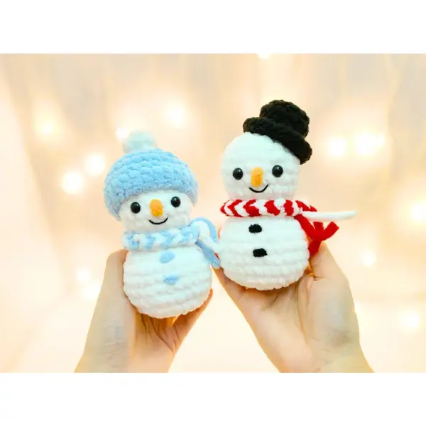 Snowman Crochet Scarf & 2 Hat Styles Christmas Crochet