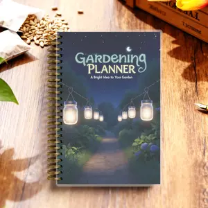 Garden Planner - Cultivate a Successful Garden with This 116-Page A5 Journal, Includes Layout Planners, Seed Logs, and Harvest Records, Lay-Flat Twin-Wire Design with 100gsm High-Quality Paper