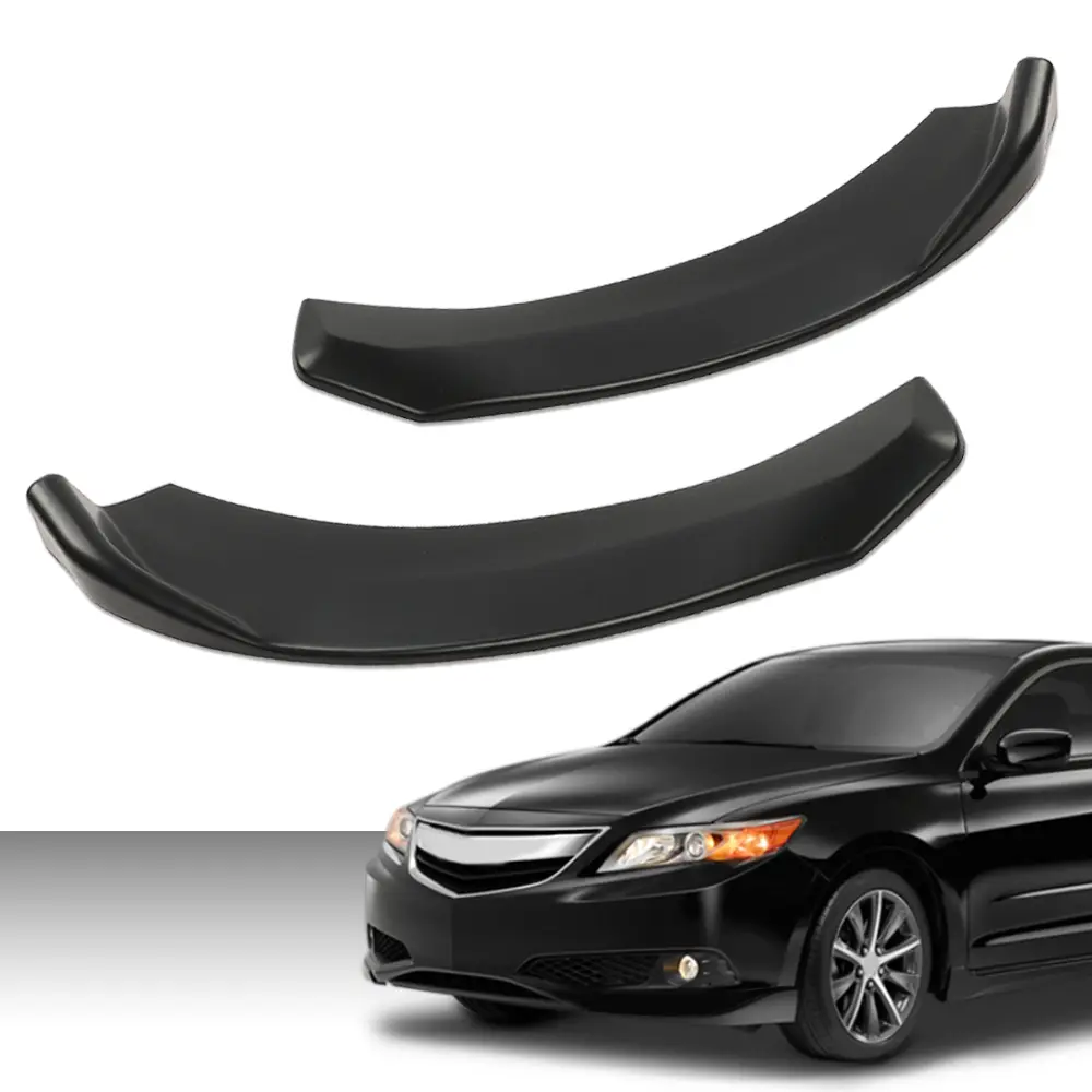 Pair of Universal Type-2 Winglet Front Bumper Lip Spoiler Splitter Diffuser (New), Front Lip