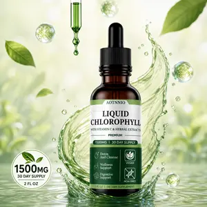 Summervibes Super Concentrated Chlorophyll Liquid Drops | Vegan & Gluten-Free Formula | Supports Energy, Digestion & Natural Cleansing | 1500 mg