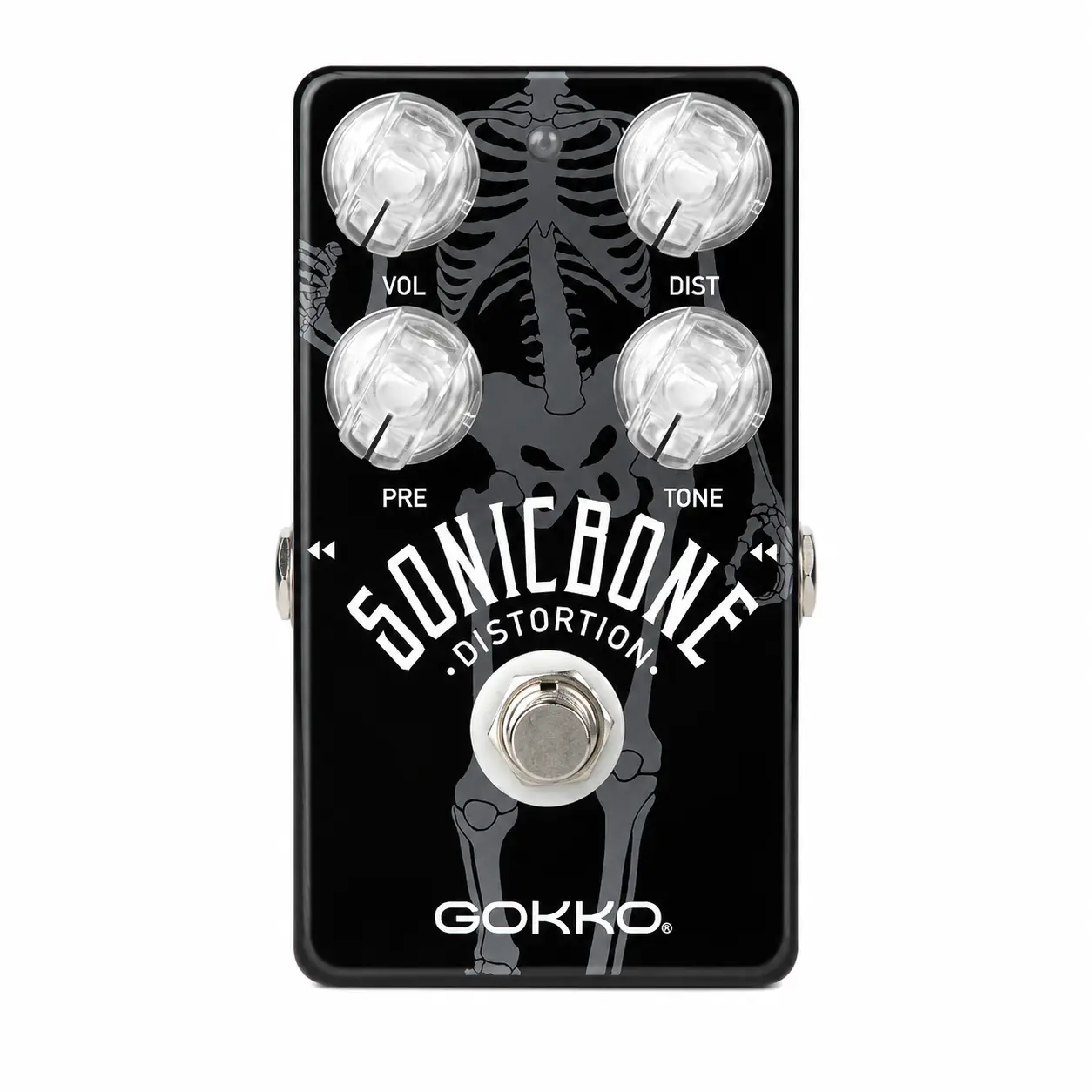 SonicBone GK-21 Guitar Distortion Pedal, British High Gain Tone, 4-Knob Controls