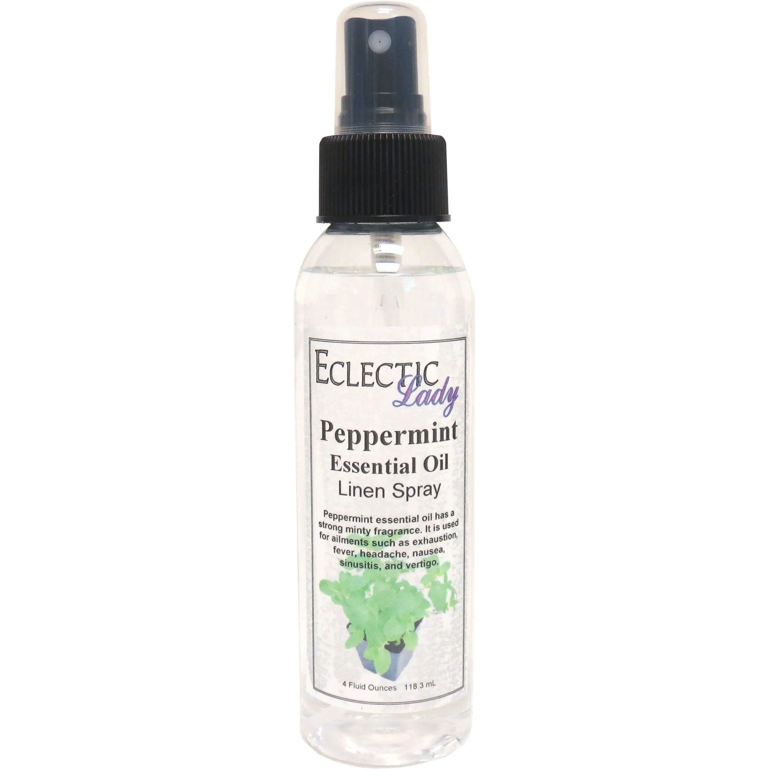 Peppermint Essential Oil Linen and Sheet Spray - No Artificial Colors, Parabens, or Preservatives - Long-Lasting Scent for Bed, Fabric & Pillow