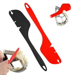 12 Inch Silicone Scraper, Blender Attachment, Flat Mixer Whisk Dough Hook, Universal Kitchen Accessories, Cooking Helper Tools