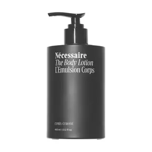 Nécessaire The Body Lotion Cyprès-Citronné  – Multi-Peptide Body Moisturizer for Women + Men – Non-Comedogenic Body Lotion with Niacinamide – 450ml/15.2 fl oz