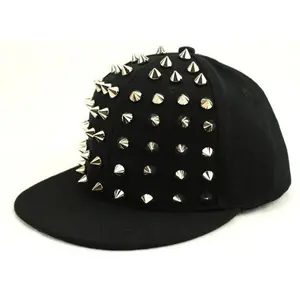 BASEBALL CAPS FOR BOTH Men Women Boys Girls Punk Studded Baseball Hip-Hop Hat Adjustable Snapback Spike Rivet Stud Cap