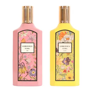 Bundle of Gorgeous! Flora Pink and Flora Golden Eau De Parfum Vaporisateur Natural Spray 100Ml 3.4fl.oz.