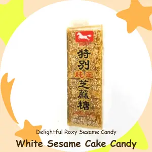 (Roxy) White Sesame Cake Candy Net WT 4oz 114g