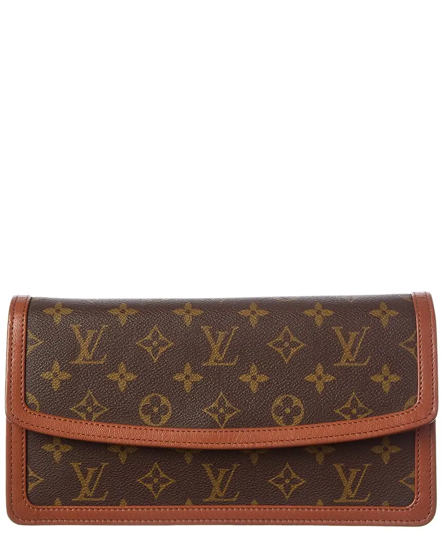 Louis Vuitton Brown Monogram Coated Canvas Pochette Dame PM (Authentic Pre-Loved)
