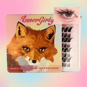 Inner Girly Beauty 48 Pcs Foxy Eye Lashes - Original Foxy Design for Makeup and Eyelash Extensions