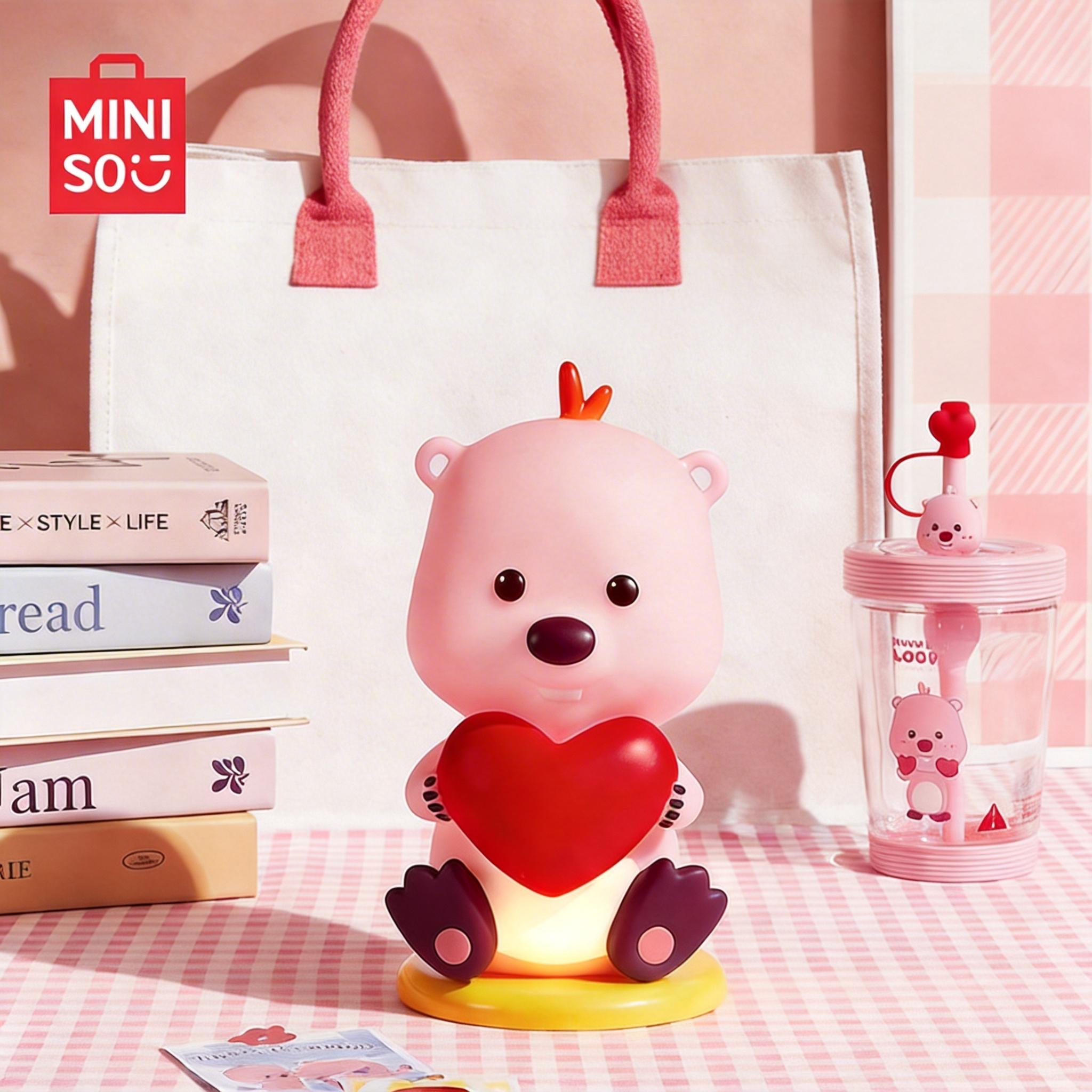 MINISO Loopy Big LED Night Light Decor | Soft Sleep Lamp for Bedroom ,DeskDecor ,CuteGadget ,Gift For Girls & Friends