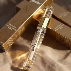 Ainube Lash Boost Serum - Longer Fuller & Stronger Eyelashes with Natural Peptide Formula for Enhanced Growth Cleansing