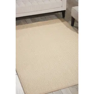 Nourison Beechwood Charcoal Area Rug - Finest Sisal, Flat Weave, Low Pile, Rich Texture, Sea-Inspired Design, Decorative Rug for Seaside Vibe Home Decor, Low Pile Rug