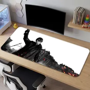 Resident Evil Leon S. Kennedy Desk Mat, Horror Gaming Setup Decor